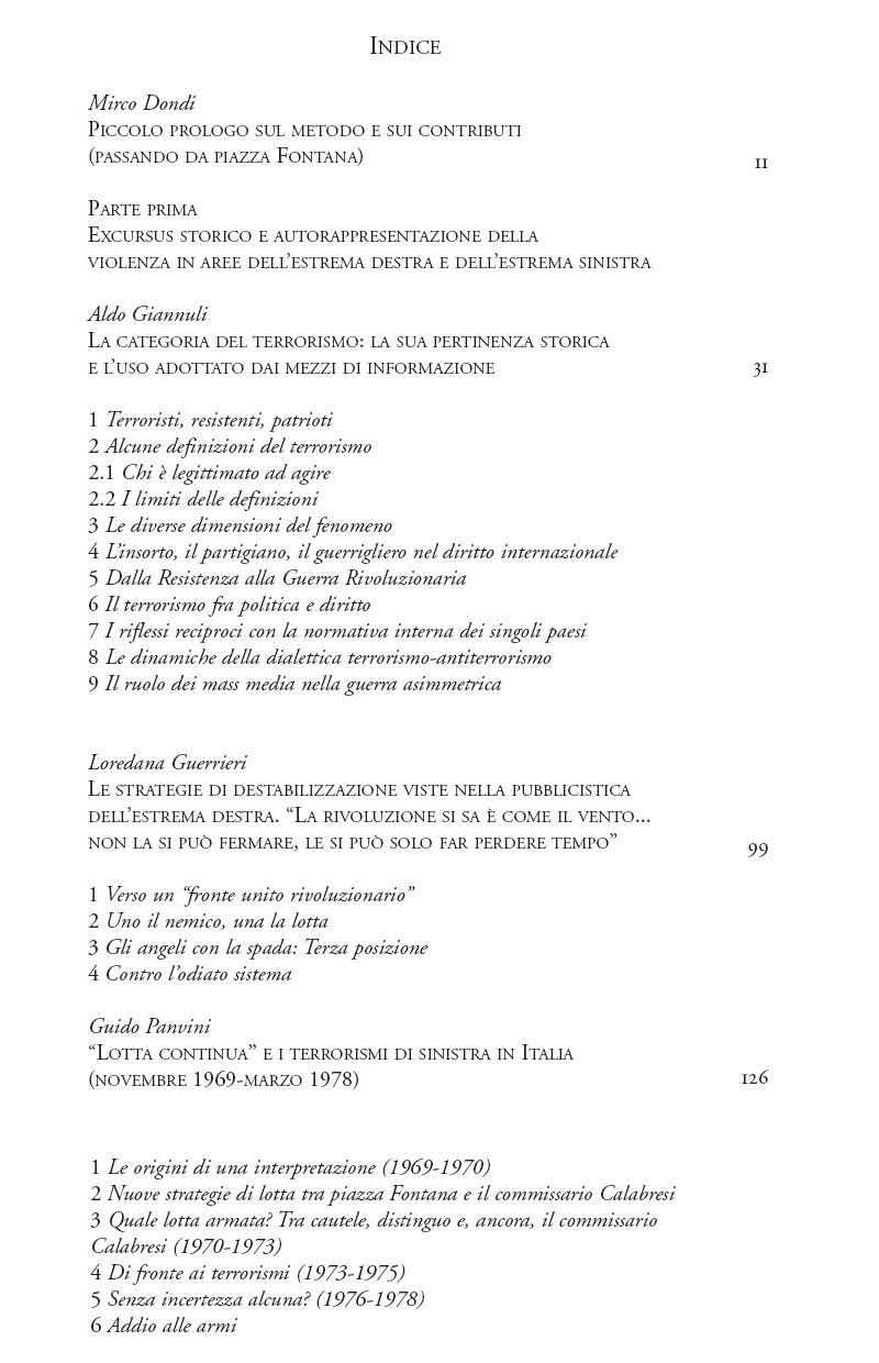 I neri e i rossi - Terrorismo, violenza e informazione negli anni Settanta - a cura di Mirco Dondi - il terrorismo e i suoi legami perversi con i media - Edizioni Controluce