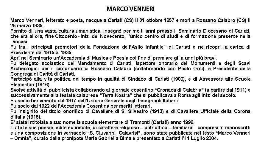 Libro Marco Venneri - Omnia - a cura di Maria Gabriella Dima