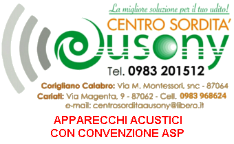 Centro sordita Ausony - Corigliano Calabro (CS)
